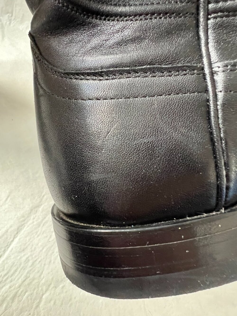 Tecovas boots Earl Roper midnight black leather pull on mens 11 EE wide western - Picture 10 of 13